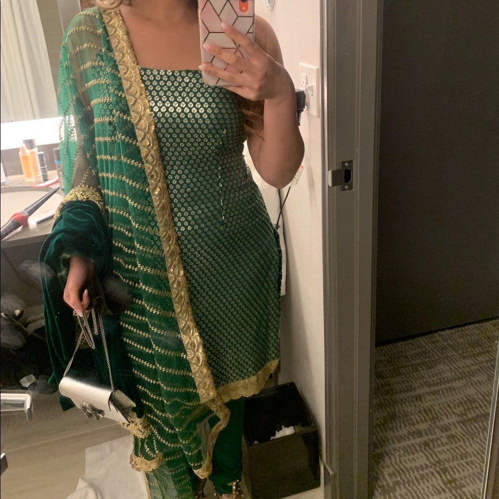 Green Pajami suit